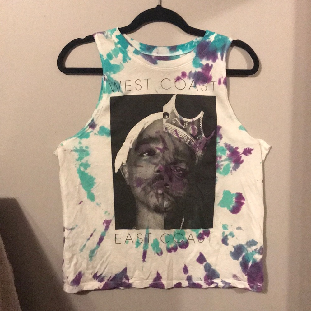 Tie dye West Coast and East Coast